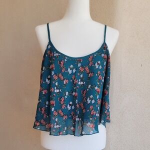 Make Offer! Full Tilt Blue Crop Camisole Top